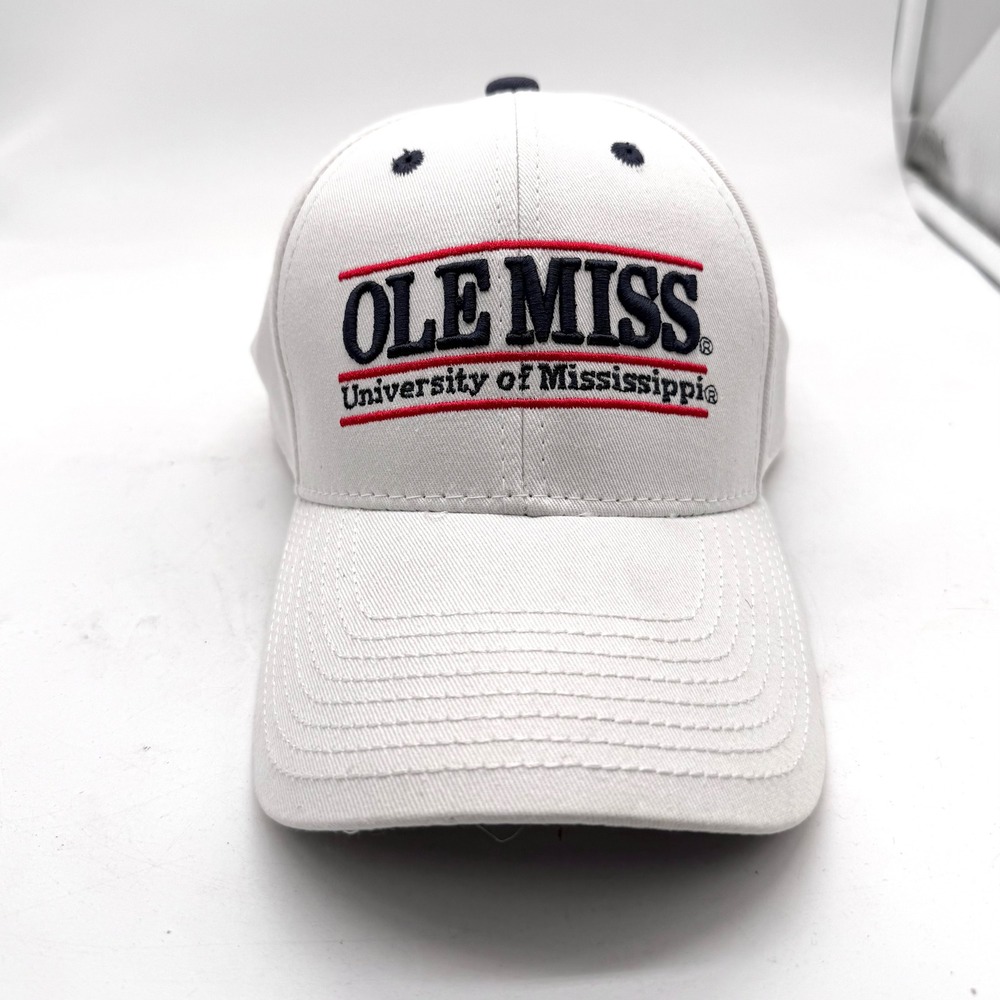 Vintage Y2K Ole Miss University Rebels The Game Split Bar Snapback Hat Cap NCAA - Picture 2 of 9